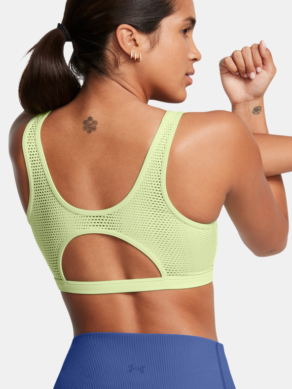 Under Armour Sutien pentru femei Under Armour UA Infinity Low Mesh-GRN