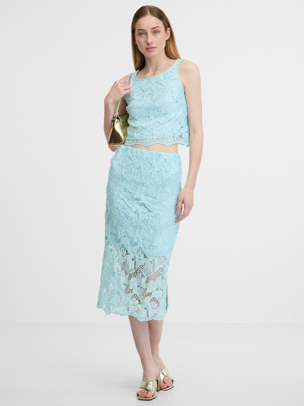 Orsay Fustă albastru deschis pentru femei ORSAY