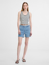 Orsay Top crop alb-negru pentru femei ORSAY