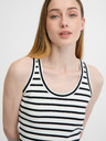 Orsay Top crop alb-negru pentru femei ORSAY