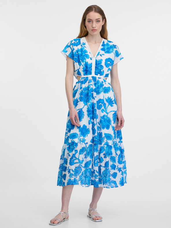 Orsay Rochie pentru femei albastră cu model ORSAY
