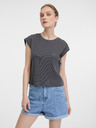 Orsay Tricou scurt gri pentru femei cu mânecă scurtă ORSAY