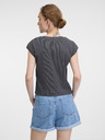 Orsay Tricou scurt gri pentru femei cu mânecă scurtă ORSAY