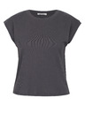 Orsay Tricou scurt gri pentru femei cu mânecă scurtă ORSAY