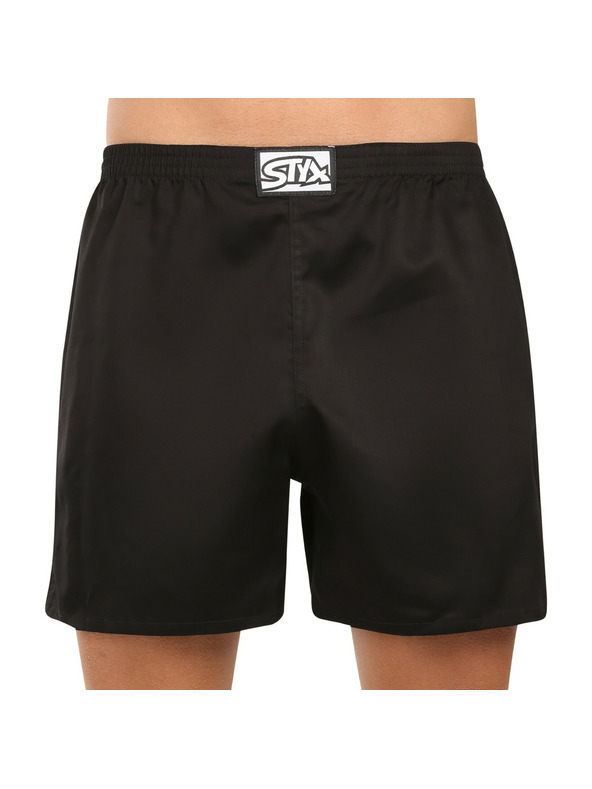 Styx Pantaloni de dormit bărbătești Styx negri
