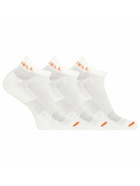 Merrell merrell șosete MEA33566T3B2 WHITE CUSHIONED COTTON LOW CUT TAB (3 pachete) alb S/M MERRELL ȘOSETE