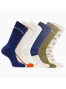 Merrell merrell șosete MEA33694C6B2 NVAST RECYCLED CUSHION CREW (6 pachete) navy asortată S/M MERRELL ȘOSETE
