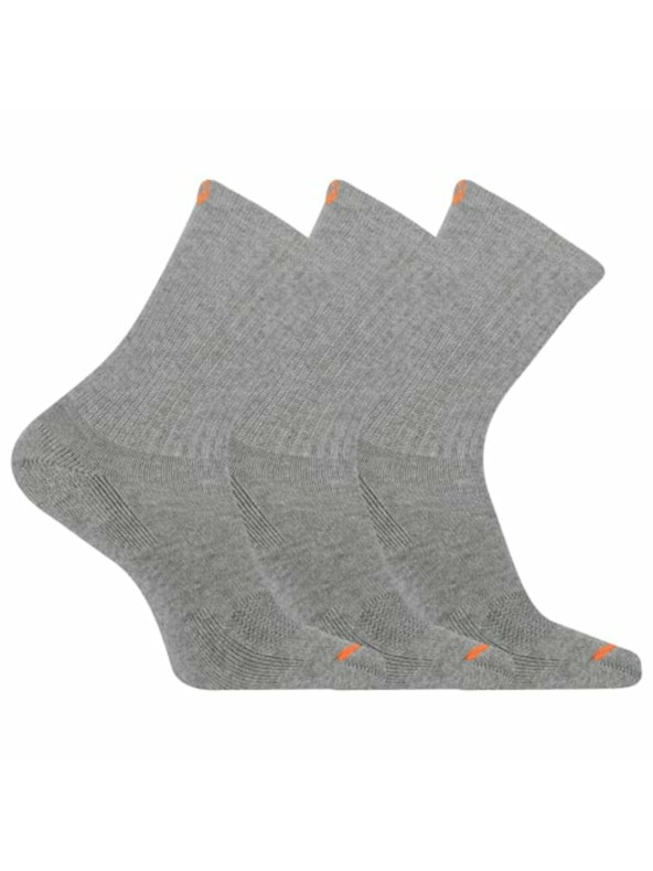 Merrell merrell șosete MEA33564C3B2 GRAYH CUSHIONED COTTON CREW (3 pachete) gri S/M MERRELL ȘOSETE
