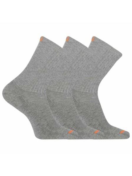 Merrell merrell șosete MEA33564C3B2 GRAYH CUSHIONED COTTON CREW (3 pachete) gri S/M MERRELL ȘOSETE