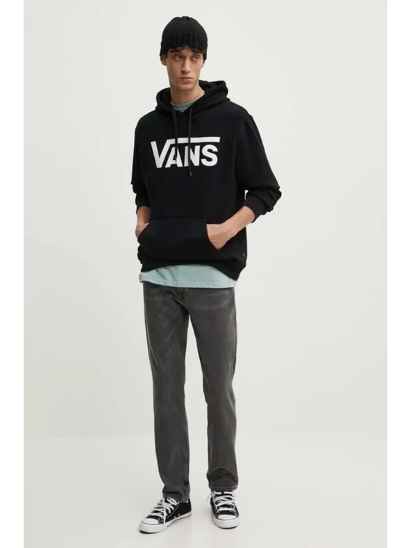 Vans Hanorac negru Classic Pullover Vans pentru bărbați