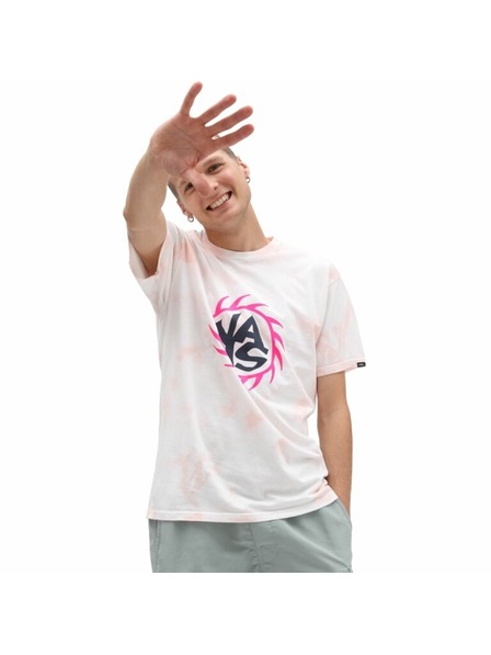 Vans Tricou roz VANS Summer camp tie Mellow ros pentru bărbați