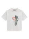 Vans Tricou alb cu imprimeu Vans x Quasi Hocus Pocus OTW SS Tee VPRG White pentru bărbați
