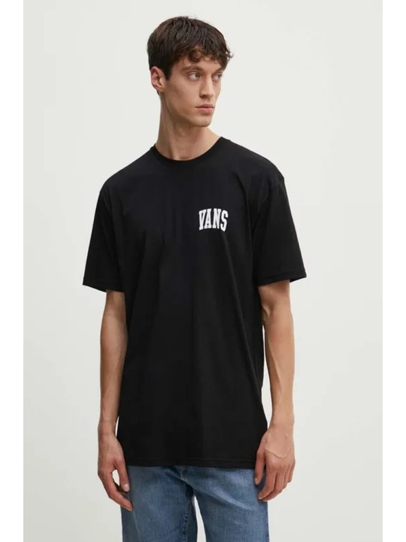 Vans Tricou negru Vans Varsity Black pentru bărbați