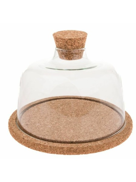 Casa de Engel Capac de sticlă cu tavă de plută înălțime 11cm, 18/180