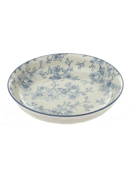 Casa de Engel Farfurie adâncă ceramică Ø 20cm - flori albastre, 6/24