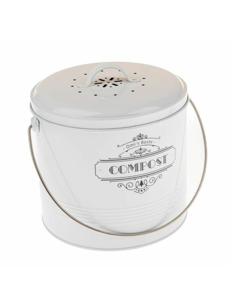 Casa de Engel Recipient metalic pentru compost cu filtru de carbon (EN), 0/4