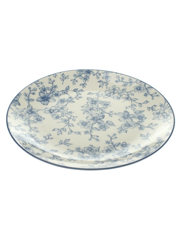 Casa de Engel Farfurie ceramică Ø 26cm - flori albastre, 6/12