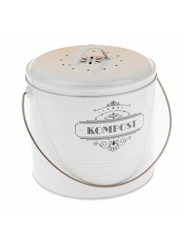 Casa de Engel Recipient metalic pentru compost cu filtru de carbon (CZ), 0/4