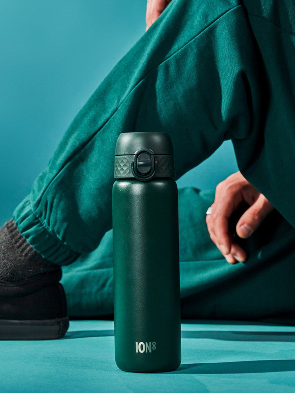 ION8 Sticlă din inox verde închis Ion8 Leak Proof (600 ml)