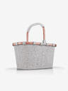 Reisenthel Coș de cumpărături gri cu ramă roz Reisenthel Carrybag
