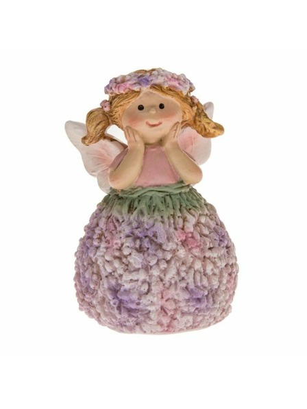 Casa de Engel Zână din polirezină cu bandă, 7cm, 12/192