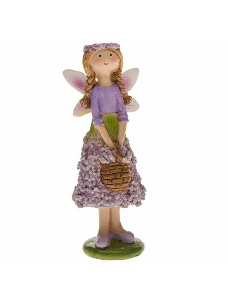 Casa de Engel Zână din polirezină 12cm - lavandă, 12/96