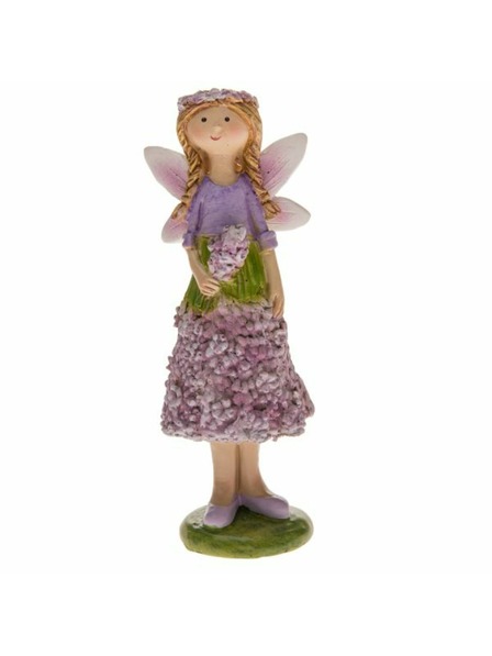 Casa de Engel Zână din polirezină 12cm - lavandă, 12/96