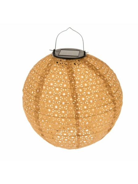 Casa de Engel Felinar textil exterior cu lumină LED solară, 0/72