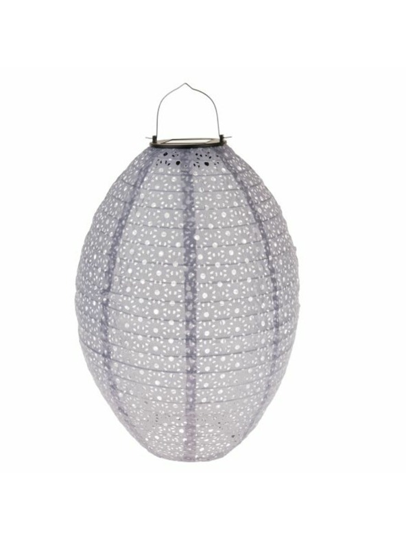 Casa de Engel Felinar textil exterior cu lumină LED solară, 0/36