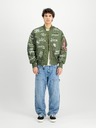 Alpha Industries Geacă bomber verde pentru bărbați Alpha Industries MA-1 Peace