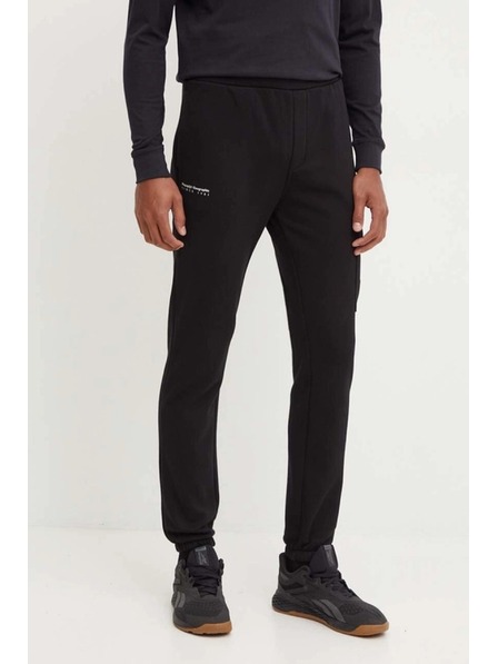 Napapijri Pantaloni de trening negri pentru bărbați Napapijri M-Badge Cargo