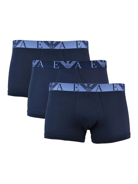 Emporio Armani Set de 3 perechi de boxeri albastru închis Emporio Armani Underwear 40035 Marine 3-Pack