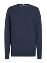Tommy Hilfiger Pulover albastru pentru bărbați din colecția 1985 Tommy Hilfiger