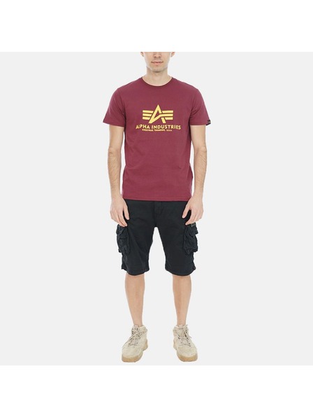 Alpha Industries Tricou roșu pentru bărbați Basic T-Shirt Alpha Industries