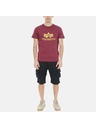 Alpha Industries Tricou roșu pentru bărbați Basic T-Shirt Alpha Industries