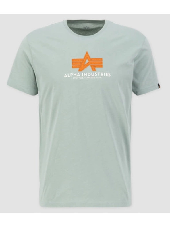 Alpha Industries Tricou verde pentru bărbați Alpha Industries Basic T Dusty Green