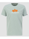 Alpha Industries Tricou verde pentru bărbați Alpha Industries Basic T Dusty Green