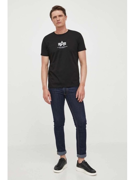 Alpha Industries Tricou negru pentru bărbați Basic T-Shirt Alpha Industries Black