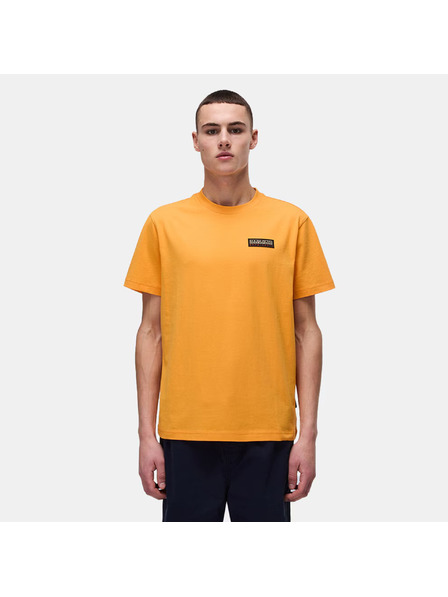 Napapijri Tricou galben pentru bărbați Napapijri S-Iaato