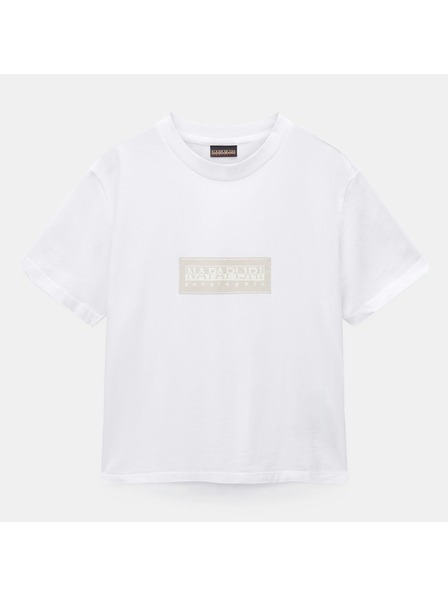 Napapijri Tricou alb pentru bărbați Napapijri S-Box Logo