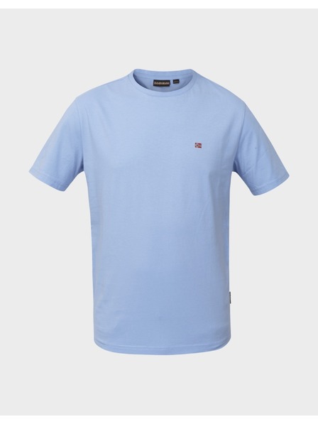 Napapijri Tricou albastru deschis pentru bărbați Napapijri Salis SS Sum I00 Blue Flower