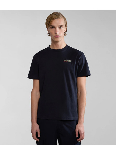 Napapijri Tricou negru pentru bărbați Napapijri s-iaato