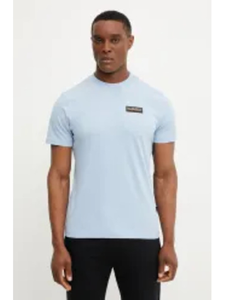 Napapijri Tricou albastru deschis pentru bărbați Napapijri s-iaato