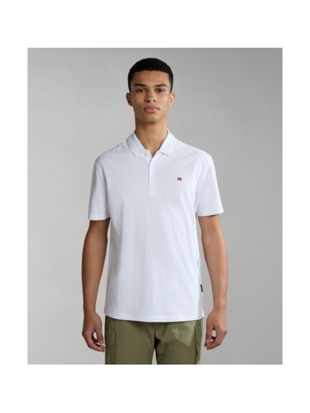 Napapijri Tricou polo alb pentru bărbați Napapijri 0021