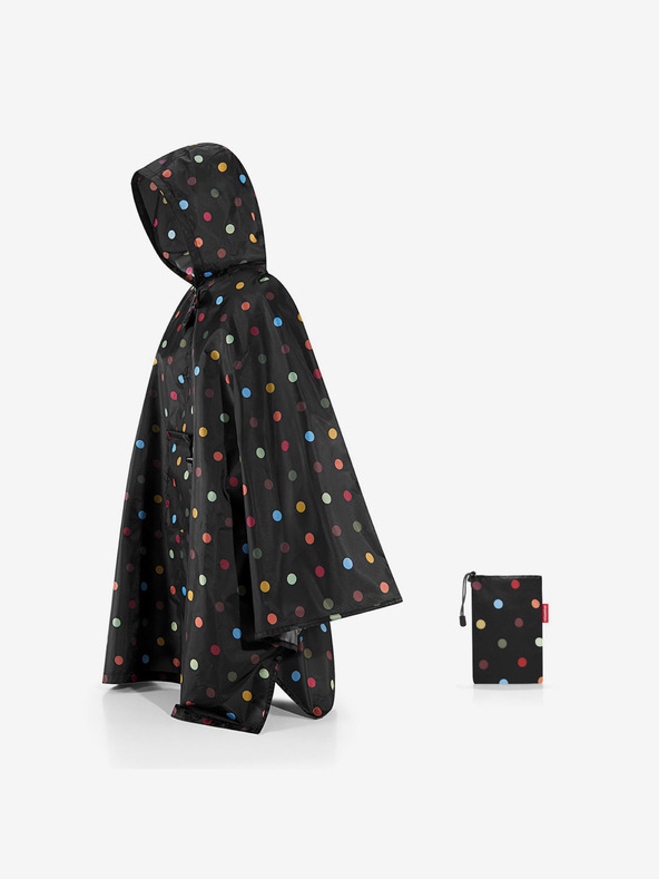 Reisenthel Pelerină pliabilă cu buline neagră pentru femei Reisenthel Mini Maxi Poncho