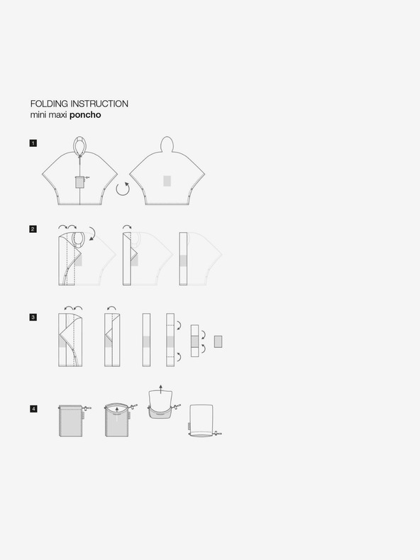 Reisenthel Pelerină pliabilă cu buline neagră pentru femei Reisenthel Mini Maxi Poncho