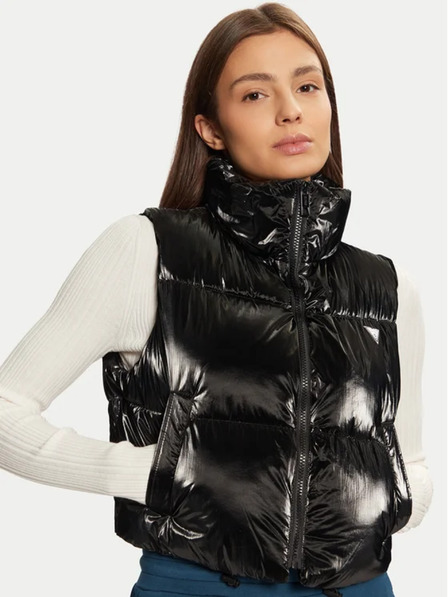 Guess Jeans Vestă sport neagră pentru femei Guess jeans