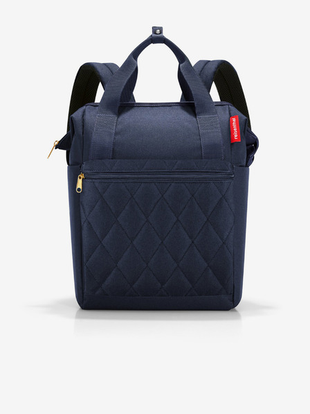 Reisenthel Rucsac bleumarin pentru femei Reisenthel Allrounder R Rhombus Midnight Gold