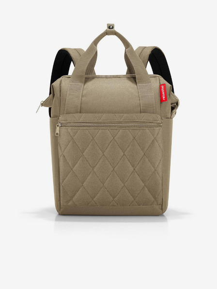 Reisenthel Rucsac verde pentru femei Reisenthel Allrounder R Rhombus Olive