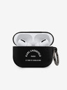 Karl Lagerfeld Husă din silicon Rue St Guillaume pentru Airpods Pro Black Karl Lagerfeld